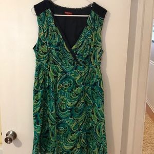 Beautiful Paisley Merona Dress with eyelet detail